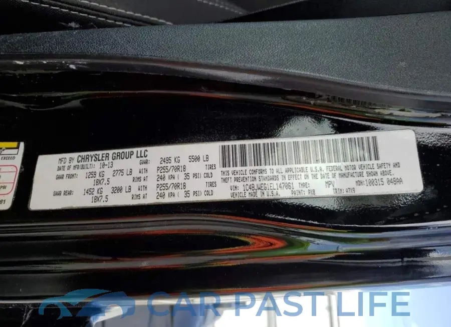 1C4BJWEG1EL147061# 12