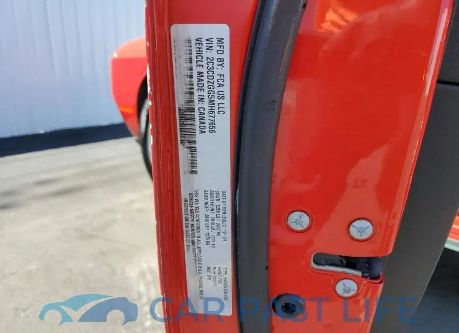 2C3CDZGG5MH677656# 13