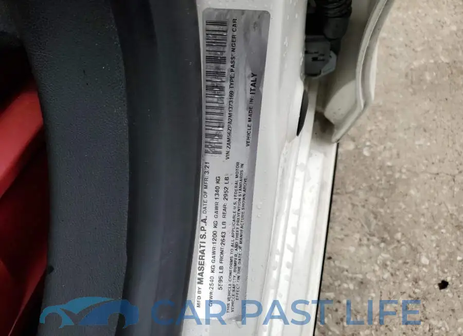 ZAM56ZPA2M1373169# 12