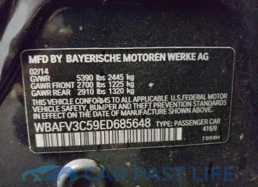 WBAFV3C59ED685648# 12
