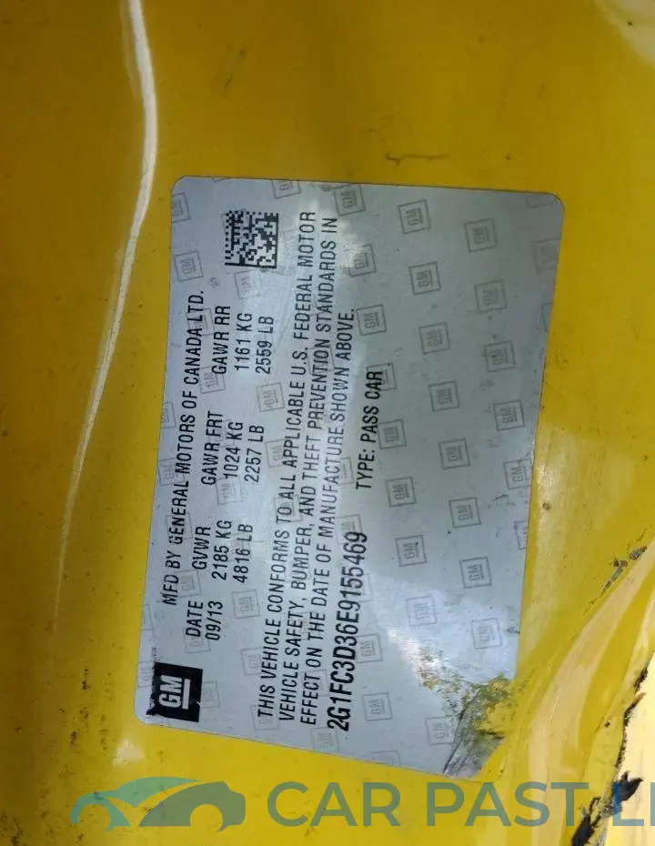 2G1FC3D36E9155469# 12