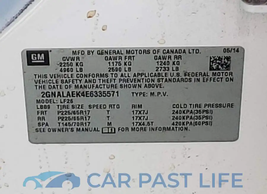2GNALAEK4E6335571# 12