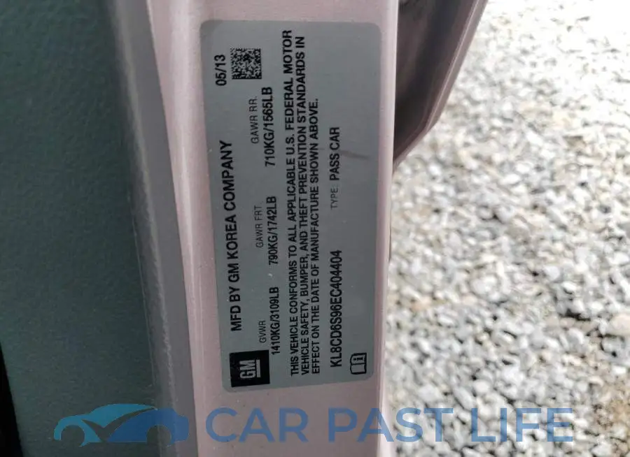 KL8CD6S96EC404404# 12