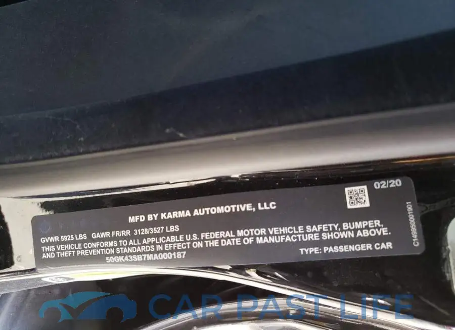 50GK43SB7MA000187# 13