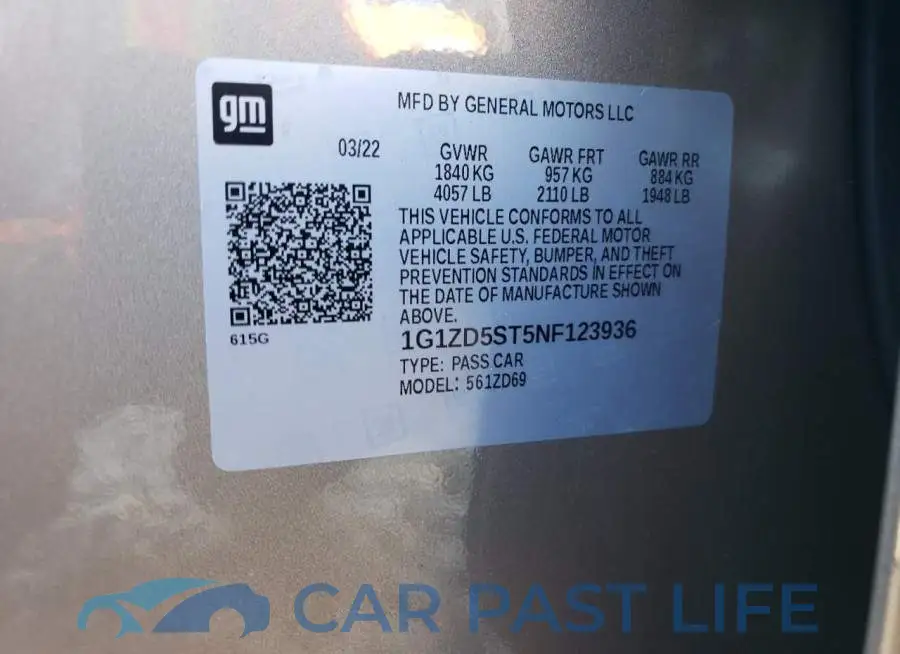 1G1ZD5ST5NF123936# 12