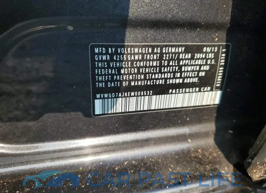 WVWGD7AJ6EW008532# 12