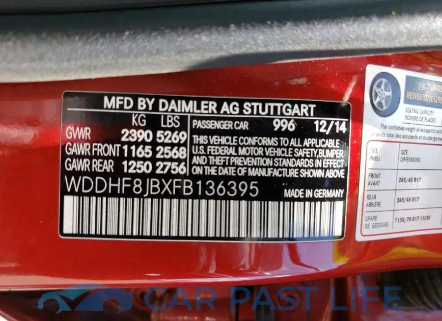 WDDHF8JBXFB136395# 12