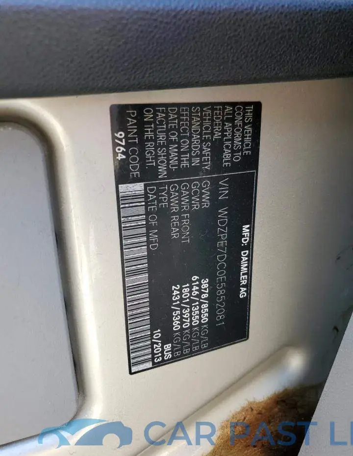 WDZPE7DC0E5852081# 13
