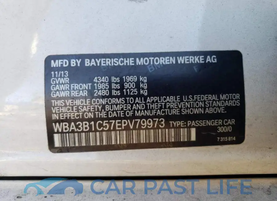 WBA3B1C57EPV79973# 13