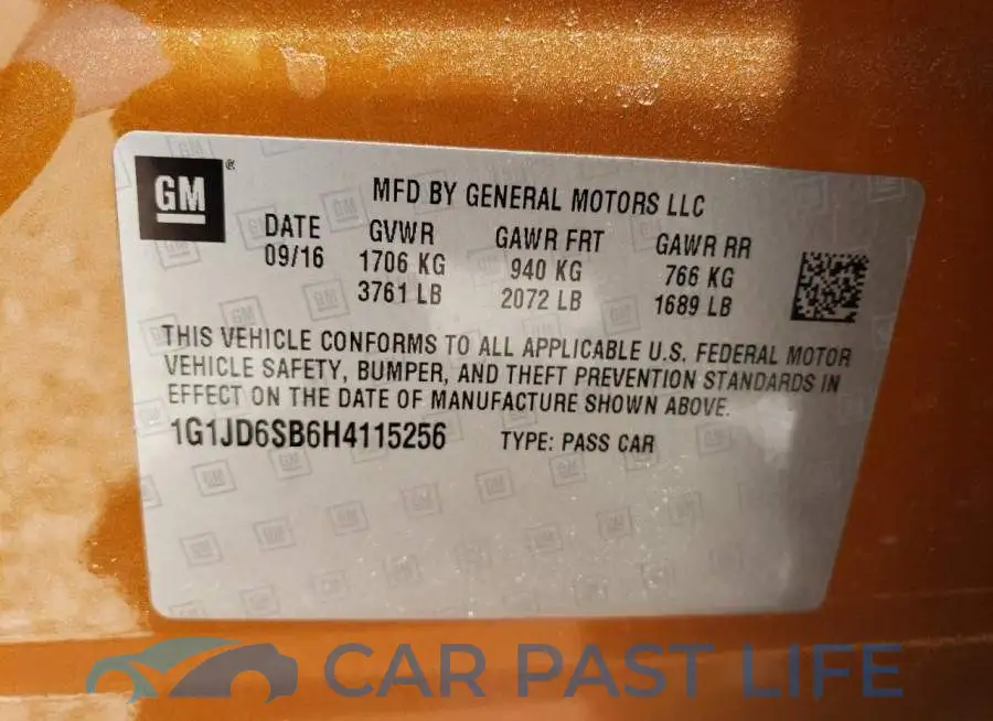 1G1JD6SB6H4115256# 12