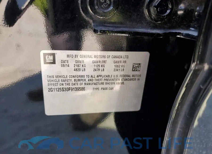 2G1125S30F9139586# 12