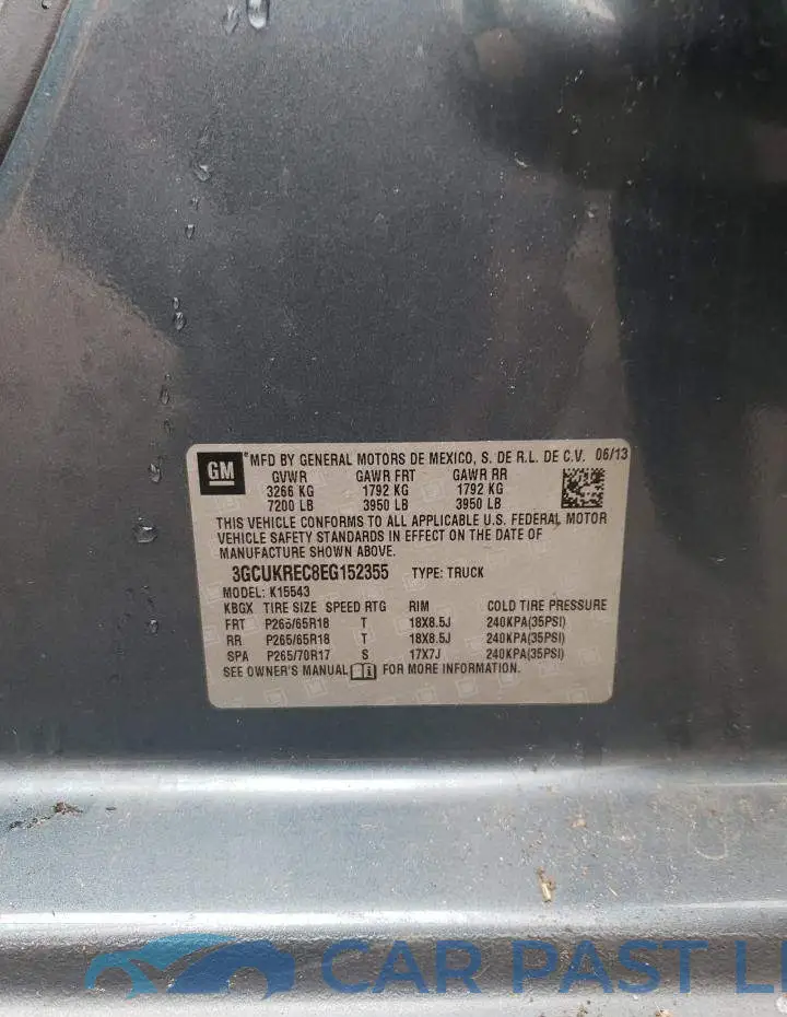 3GCUKREC8EG152355# 12