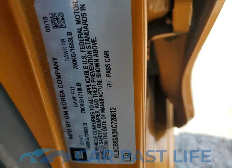 KL8CB6SA3KC728812# 12