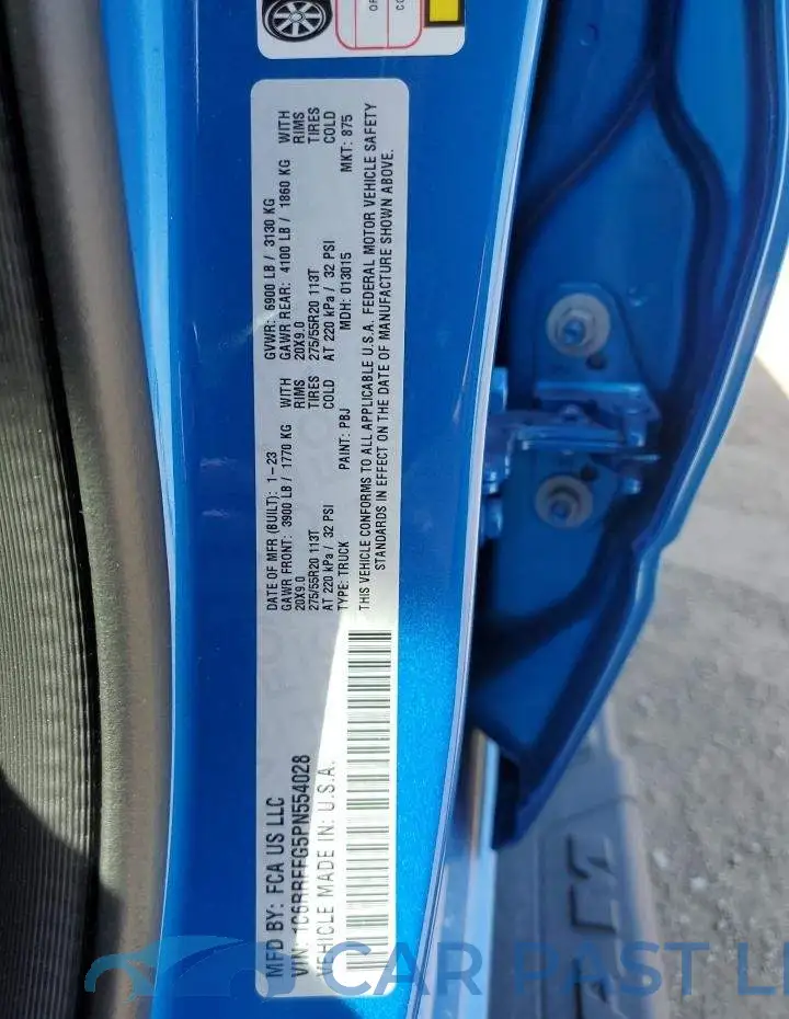 1C6RRFFG5PN554028# 12