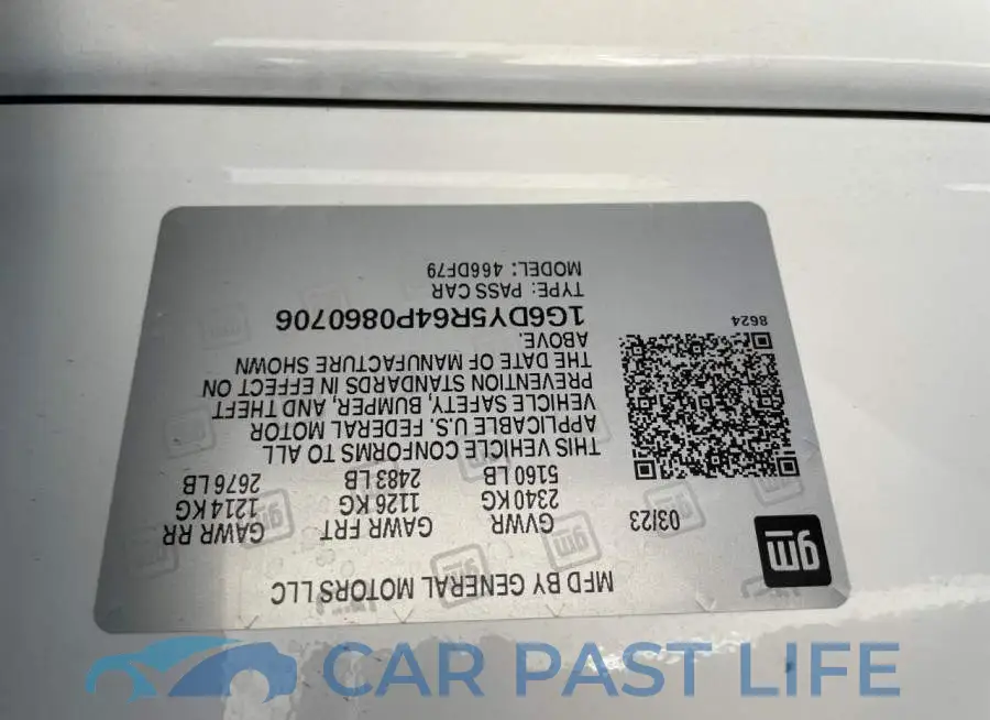 1G6DY5R64P0860706# 10