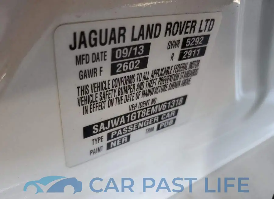 SAJWA1GT8EMV61318# 12