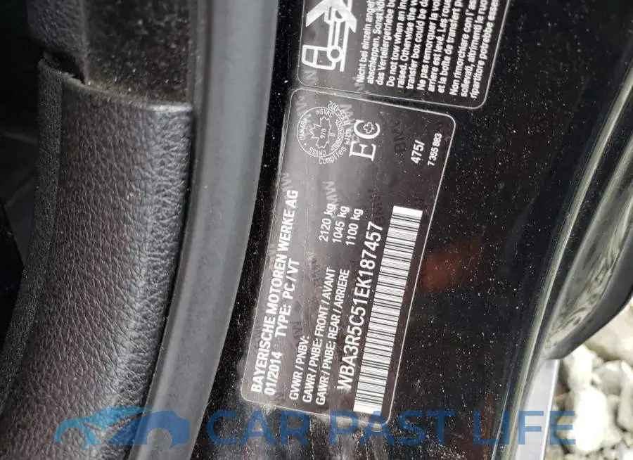 WBA3R5C51EK187457# 12