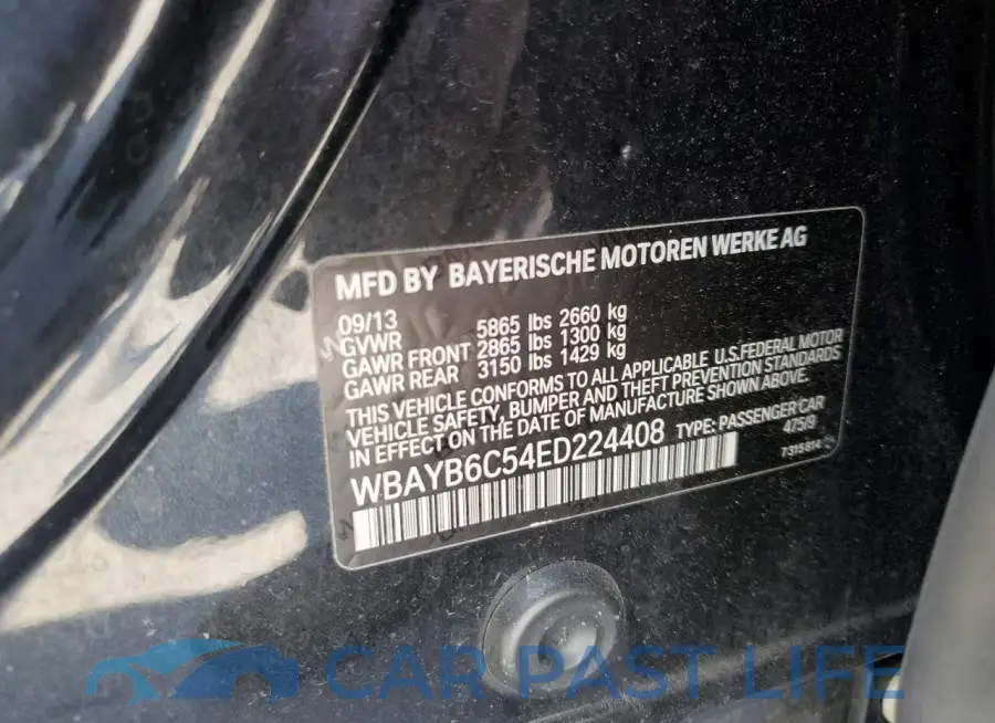 WBAYB6C54ED224408# 13