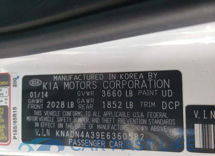 KNADN4A39E6360582# 12