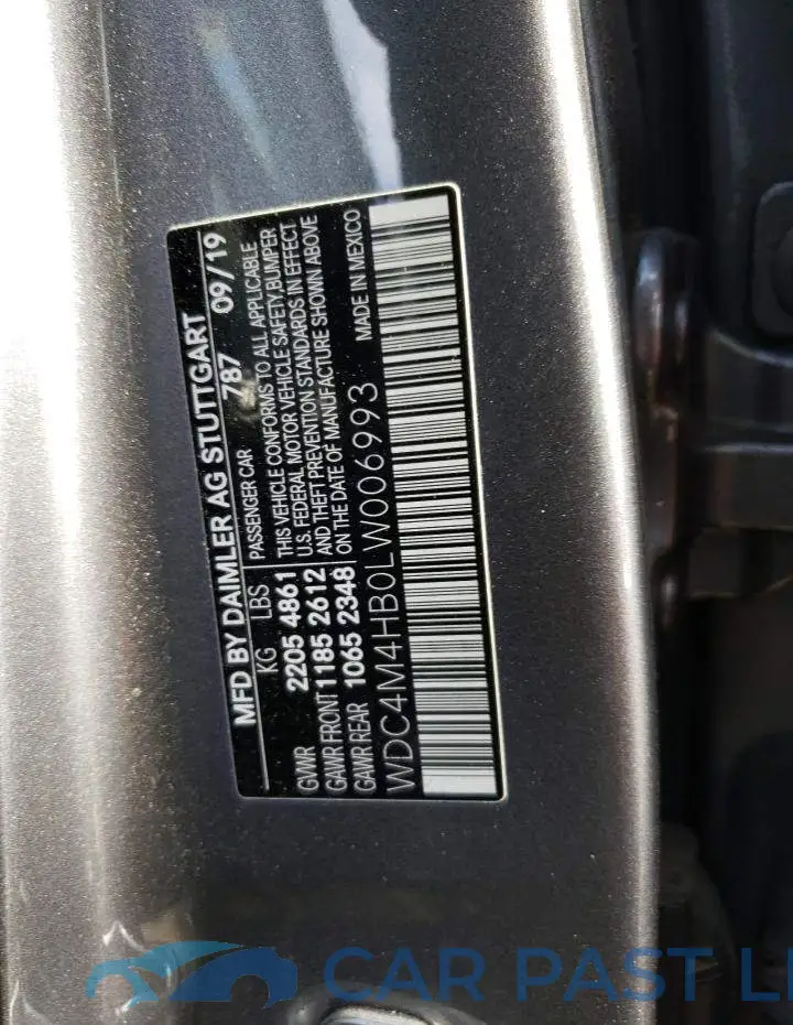 WDC4M4HB0LW006993# 13