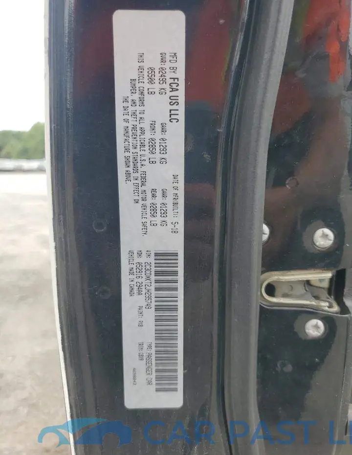 2C3CDXKT2JH295749# 12