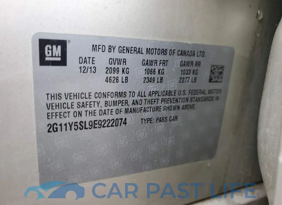2G11Y5SL9E9222074# 12