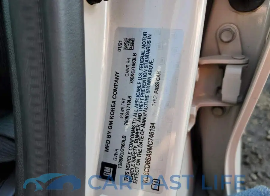 KL8CD6SA9MC746194# 12