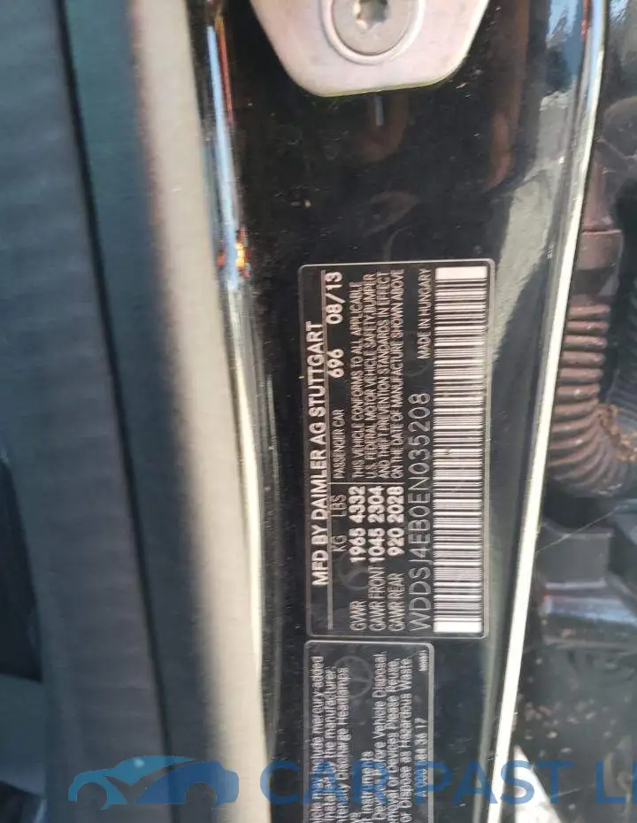 WDDSJ4EB0EN035208# 12