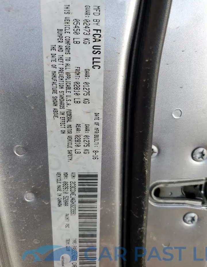 2C3CDXEJ4GH323991# 10