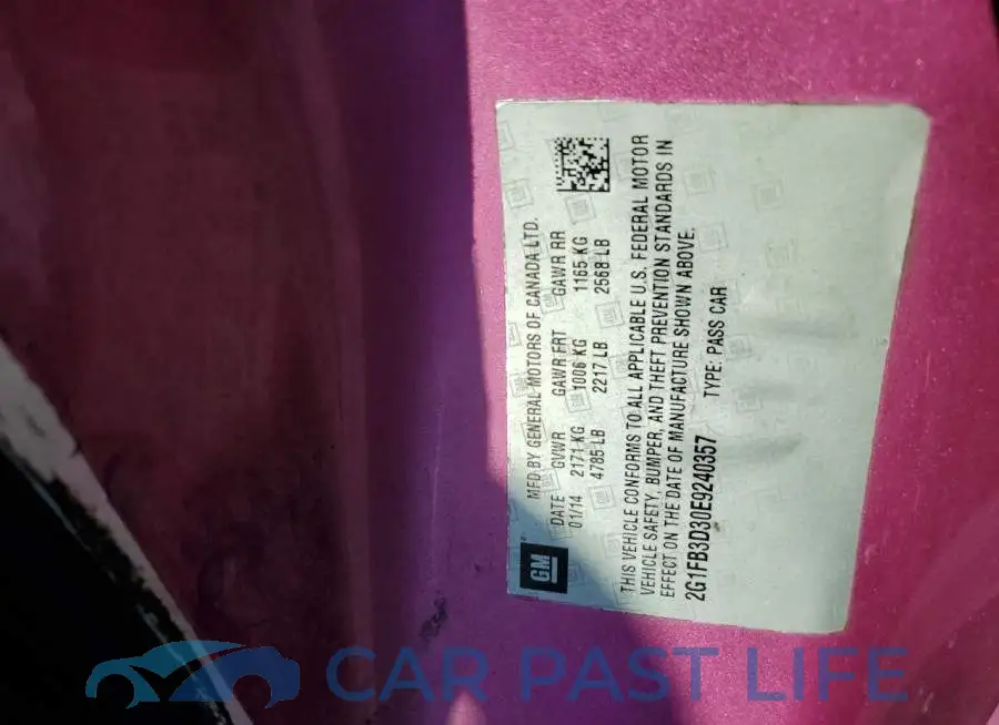 2G1FB3D30E9240357# 12