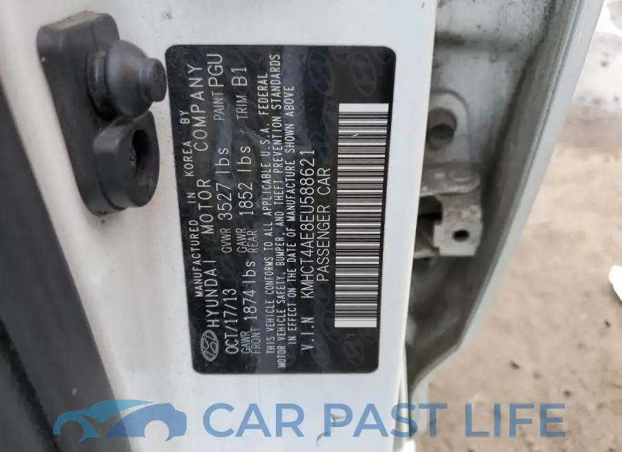 KMHCT4AE8EU588621# 12