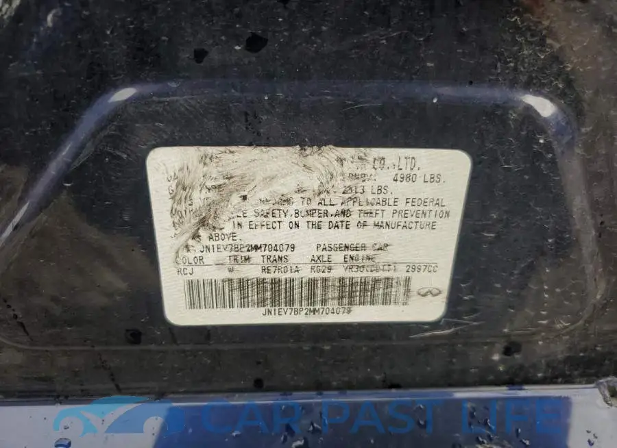 JN1EV7BP2MM704079# 12