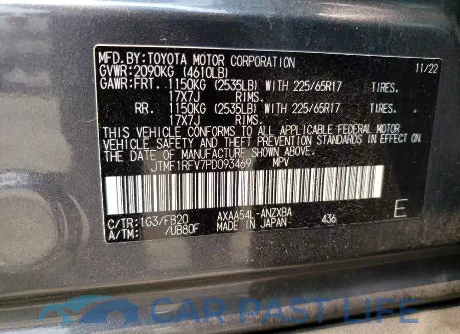 JTMF1RFV7PD093469# 13