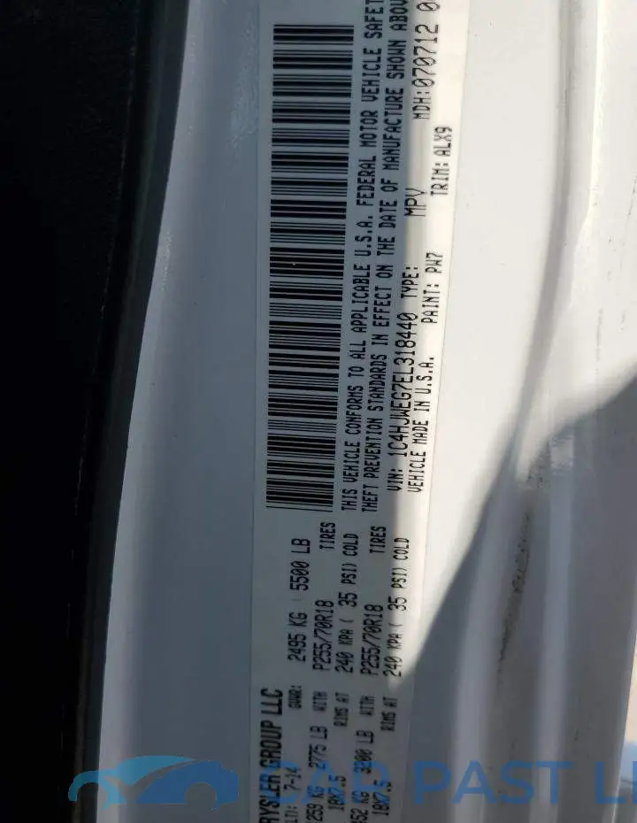 1C4HJWEG7EL318440# 12