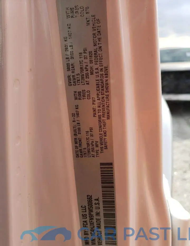 1C4HJXFN9PW500662# 12