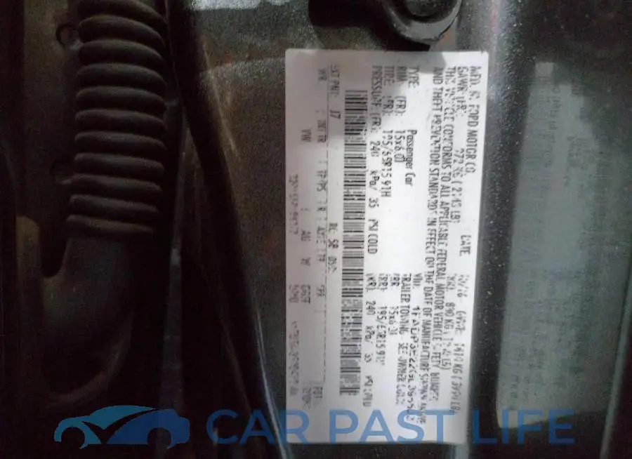 1FADP3E22GL395533# 12