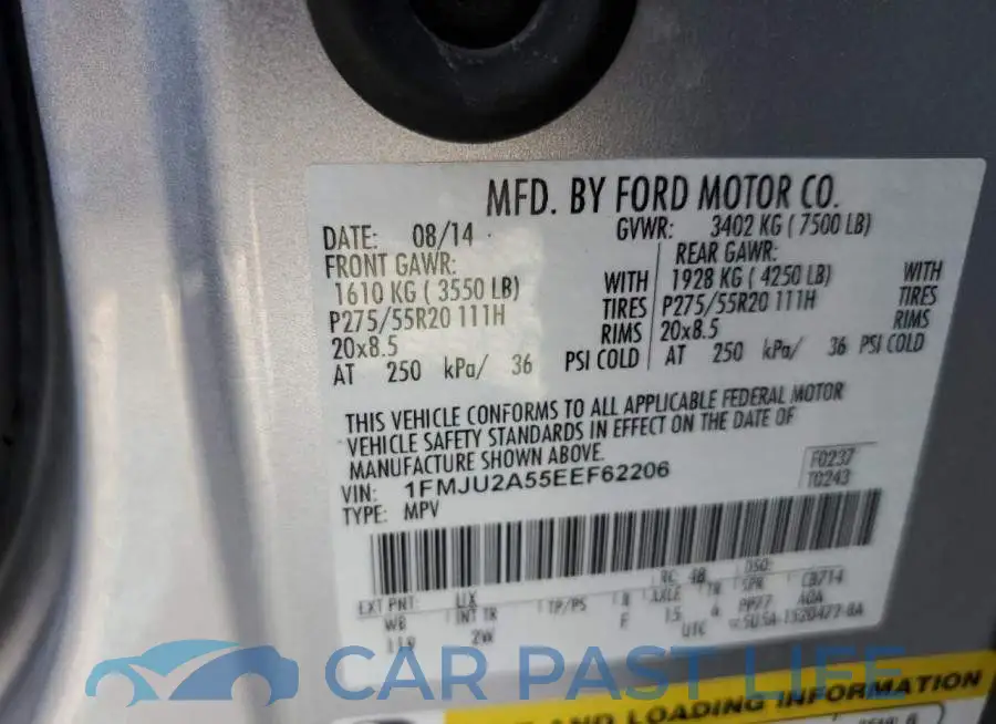 1FMJU2A55EEF62206# 13