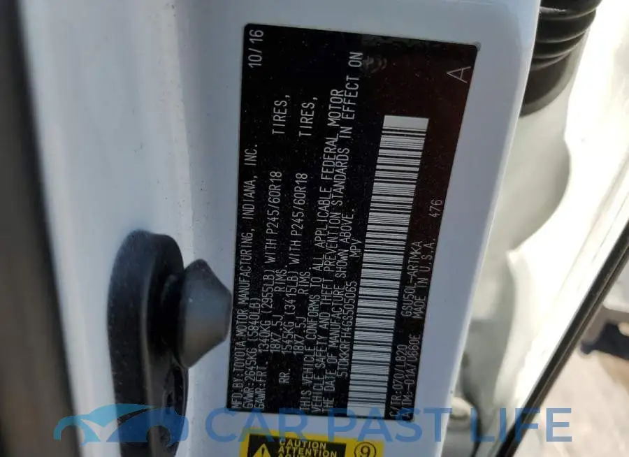 5TDKKRFH4GS505065# 14