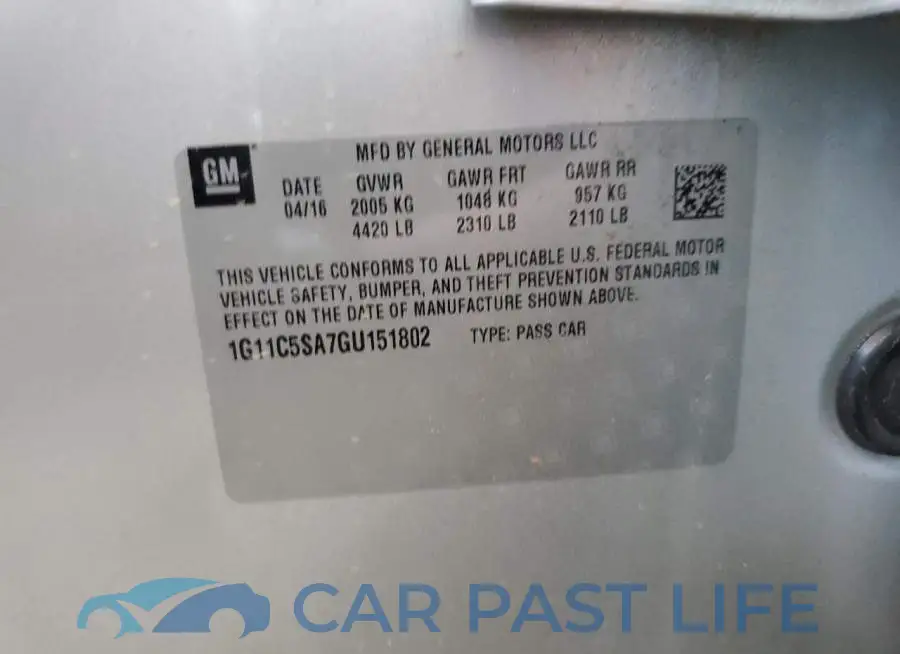 1G11C5SA7GU151802# 12