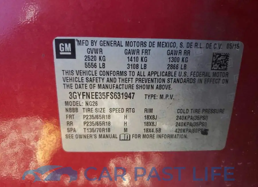 3GYFNEE35FS631947# 13