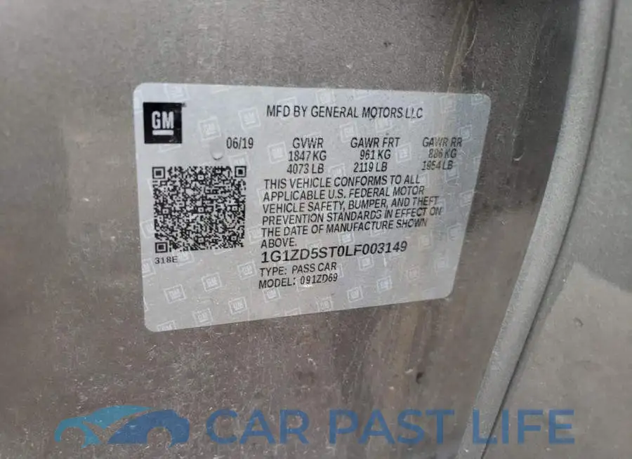 1G1ZD5ST0LF003149# 12