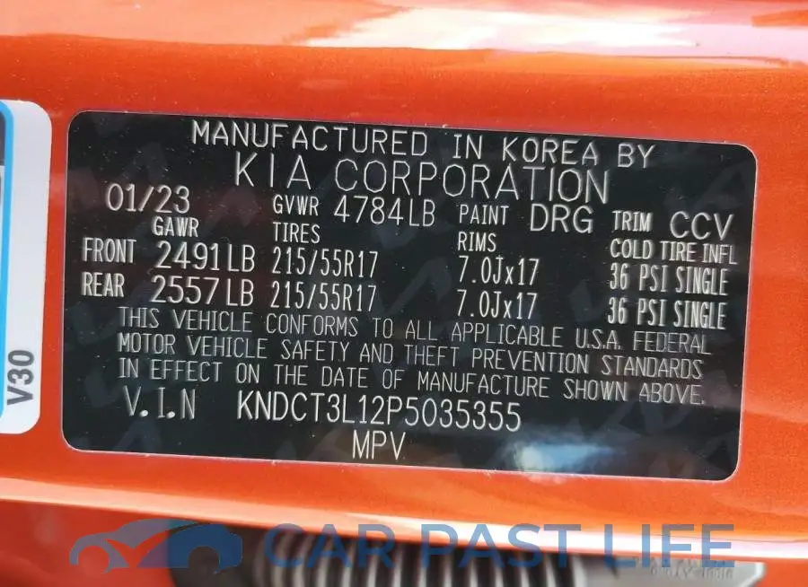 KNDCT3L12P5035355# 12