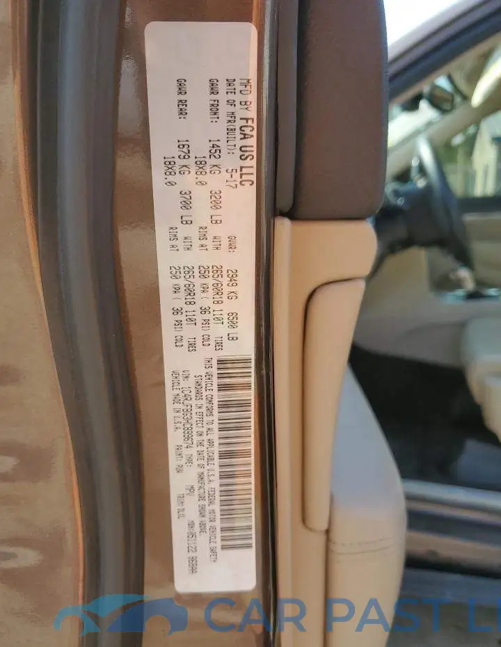 1C4RJFBG3HC899674# 12