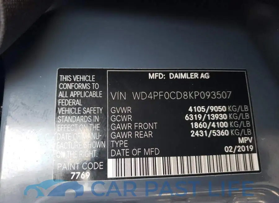 WD4PF0CD8KP093507# 14