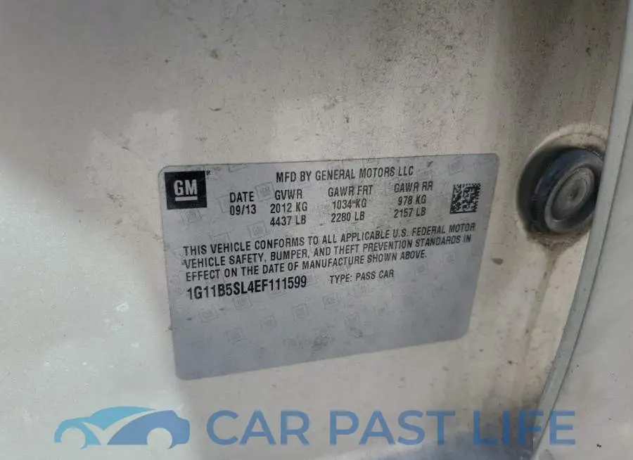 1G11B5SL4EF111599# 12