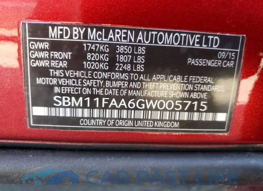 SBM11FAA6GW005715# 12