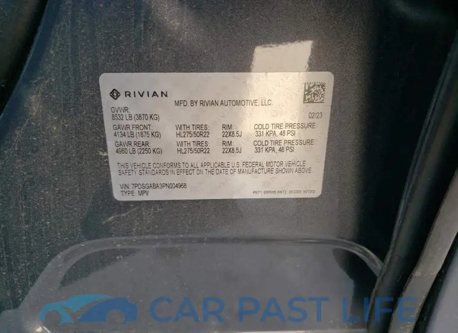 7PDSGABA3PN004968# 13