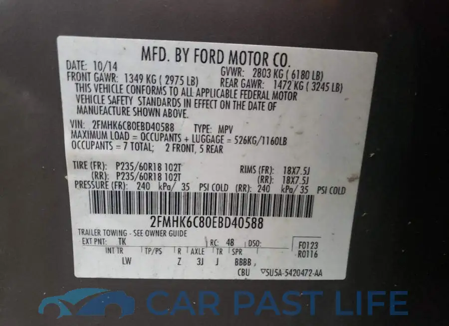 2FMHK6C80EBD40588# 12