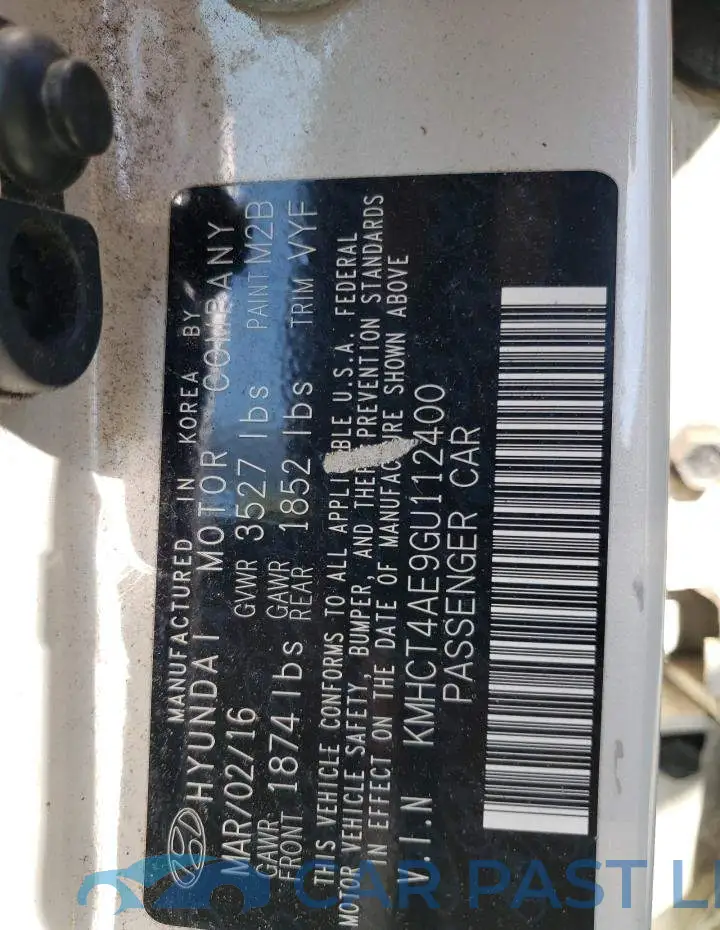 KMHCT4AE9GU112400# 13