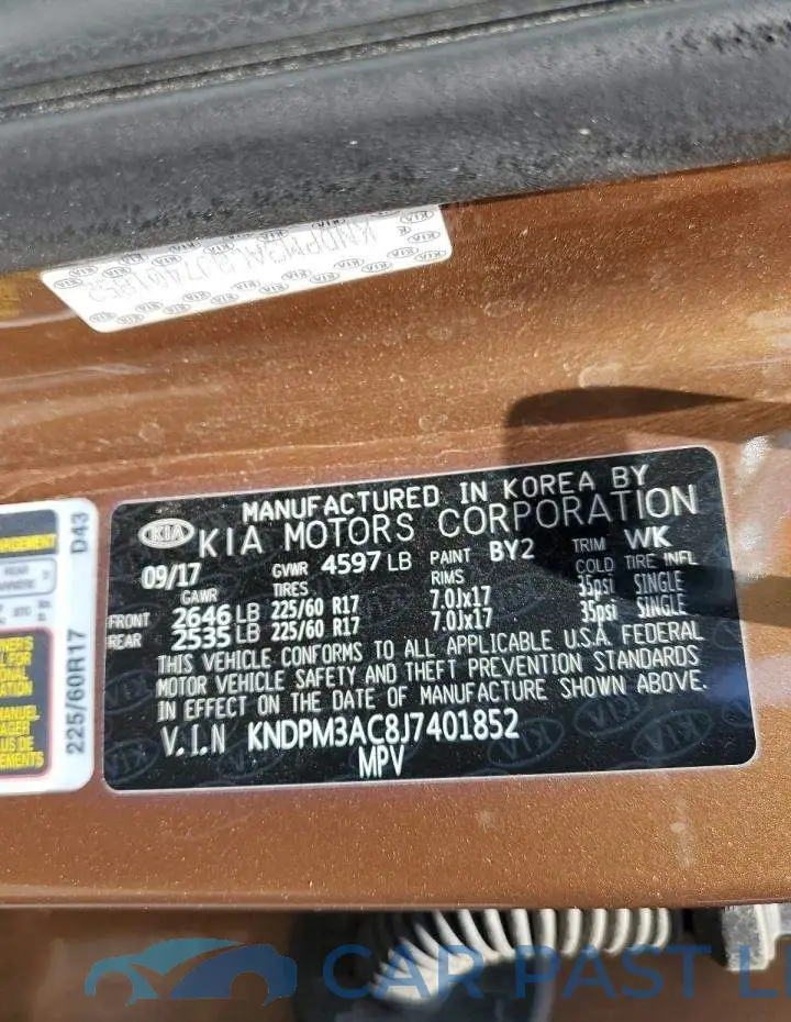 KNDPM3AC8J7401852# 13
